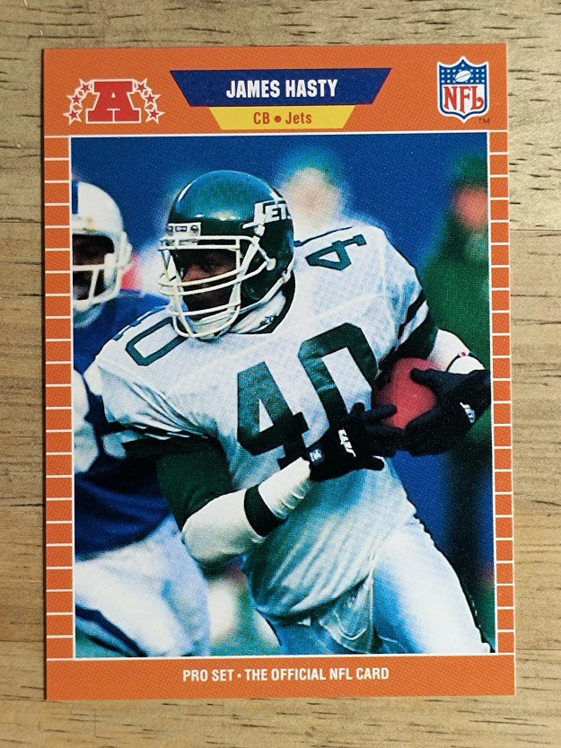 1989 Pro Set #297 James Hasty RC