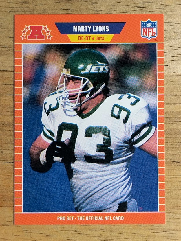 1989 Pro Set #301 Marty Lyons