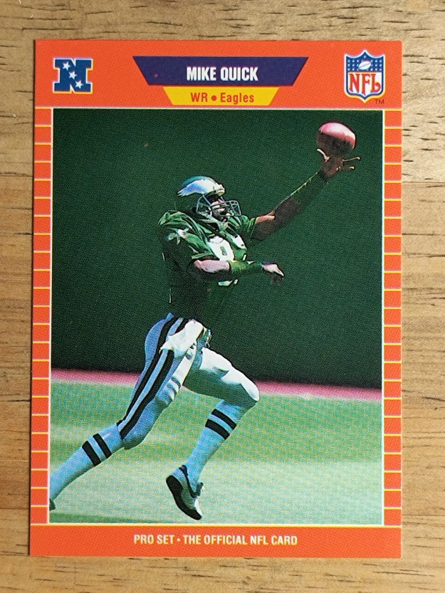 1989 Pro Set #319 Mike Quick