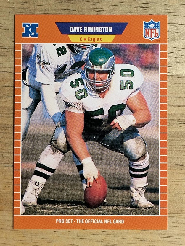 1989 Pro Set #321 Dave Rimington