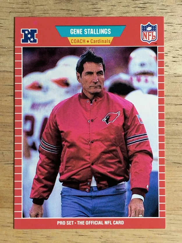1989 Pro Set #341 Gene Stallings CO RC