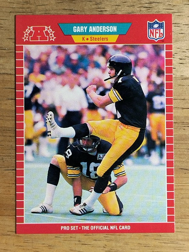 1989 Pro Set #342 Gary Anderson K