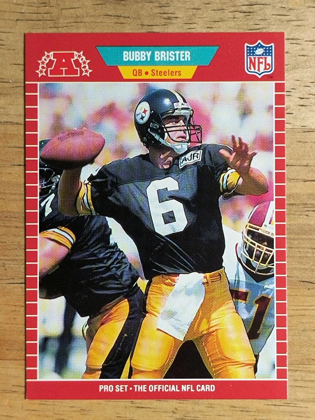 1989 Pro Set #343 Bubby Brister RC