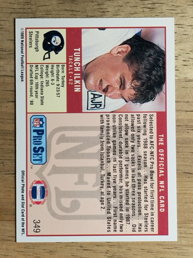 1989 Pro Set #349 Tunch Ilkin RC