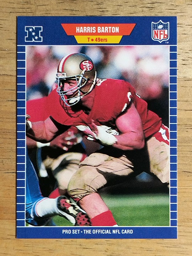 1989 Pro Set #369 Harris Barton RC