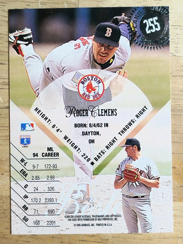 1995 Leaf #255 Roger Clemens
