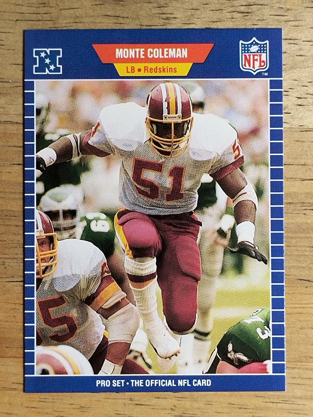 1989 Pro Set #425 Monte Coleman