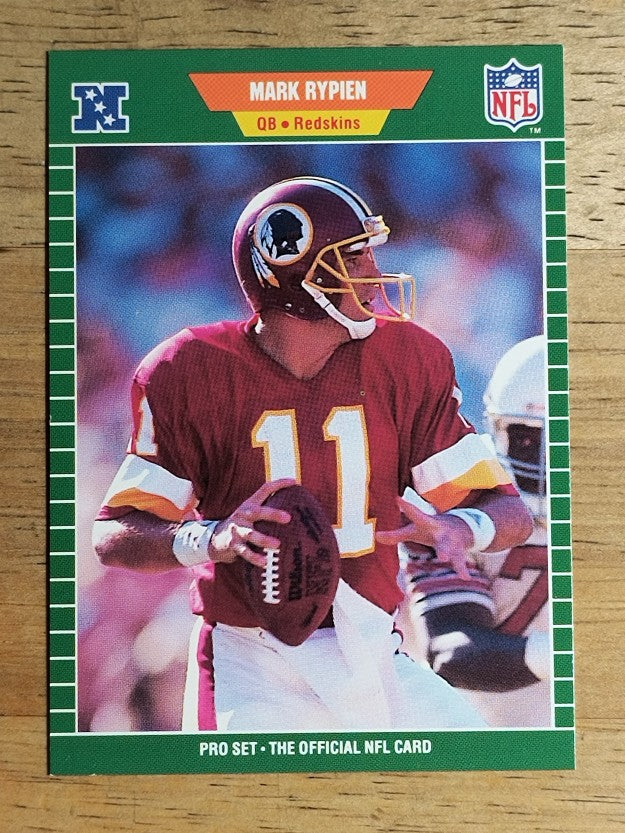 1989 Pro Set #434 Mark Rypien RC