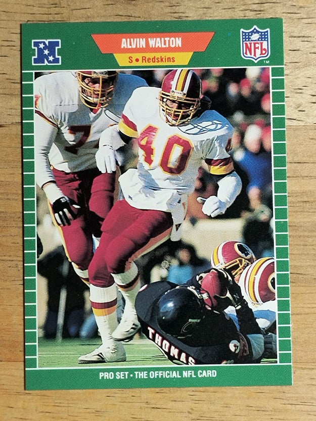 1989 Pro Set #436 Alvin Walton RC