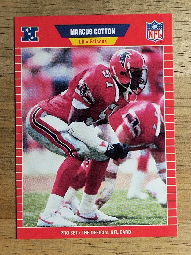 1989 Pro Set #441 Marcus Cotton RC