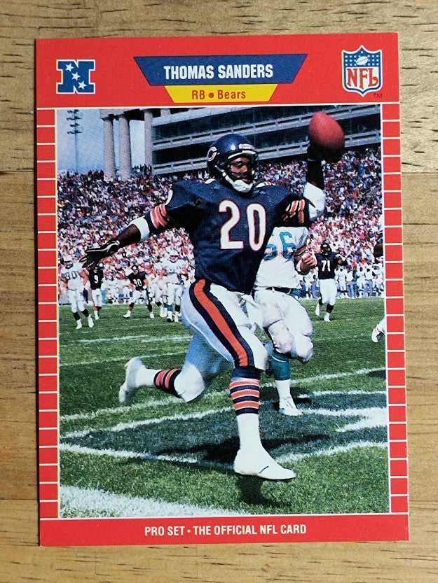 1989 Pro Set #446 Thomas Sanders RC