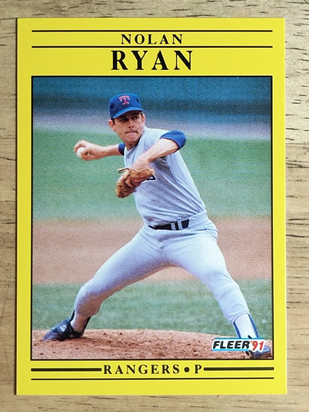1991 Fleer #302 Nolan Ryan