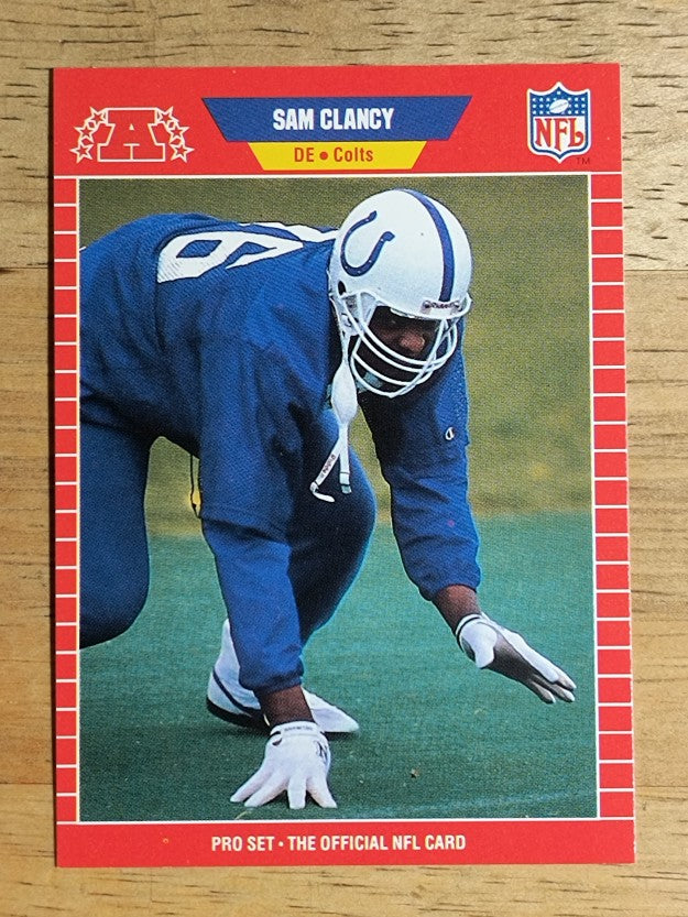 1989 Pro Set #457 Sam Clancy RC