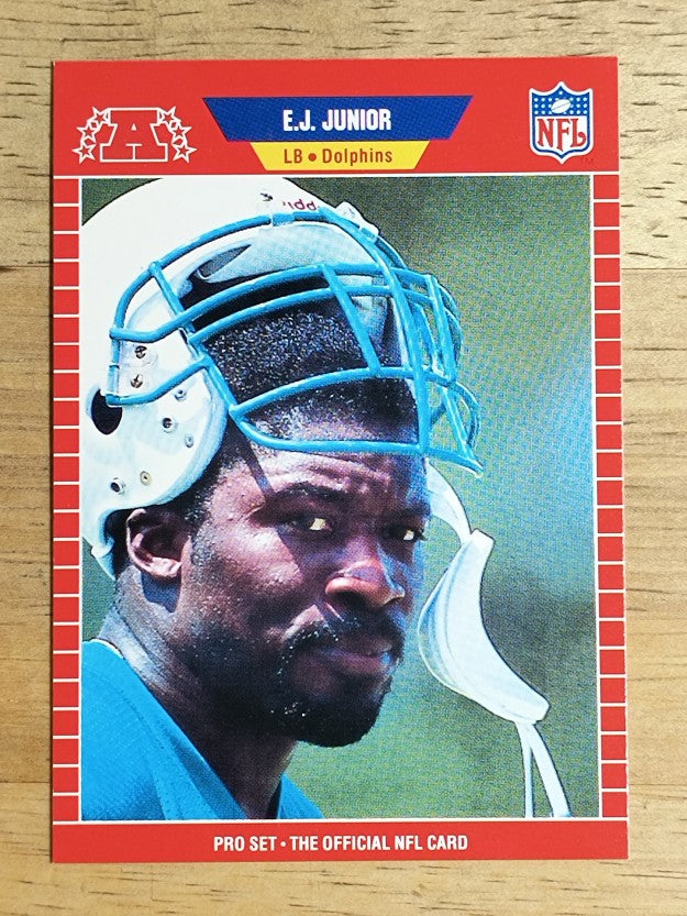 1989 Pro Set #465 E.J. Junior