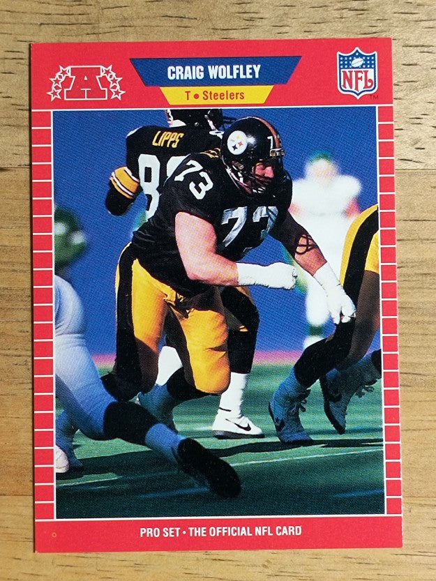 1989 Pro Set #476 Craig Wolfley