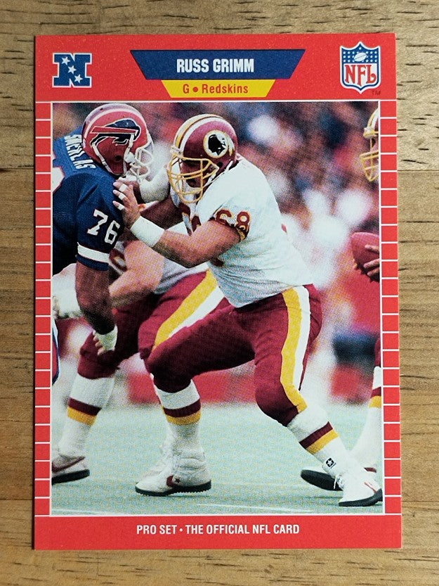 1989 Pro Set #481 Russ Grimm