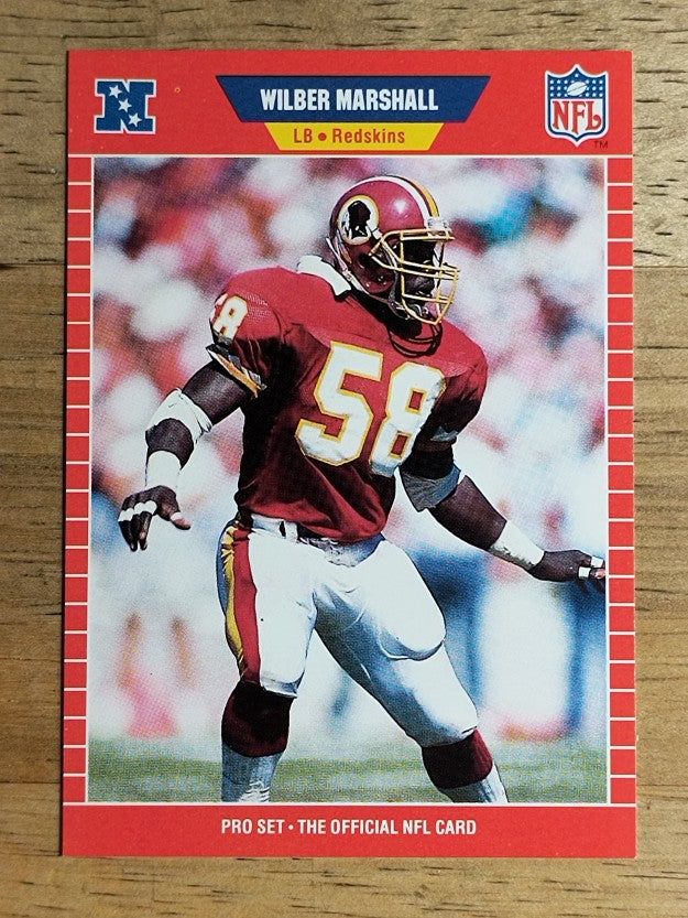1989 Pro Set #482 Wilber Marshall