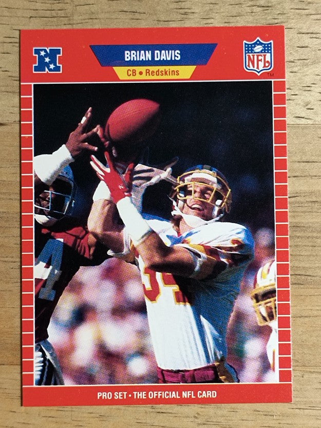 1989 Pro Set #484 Brian Davis RC