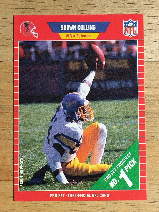 1989 Pro Set #485 Shawn Collins RC
