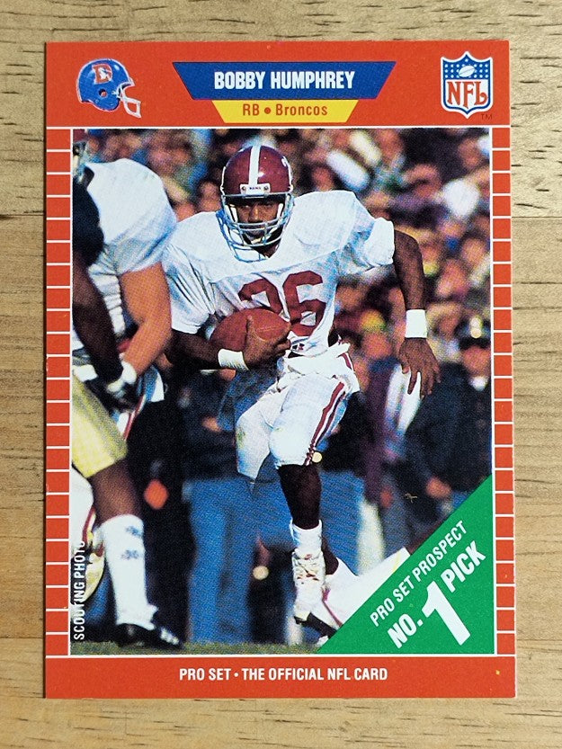 1989 Pro Set #493 Bobby Humphrey RC