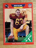 1989 Pro Set #505 Brian Williams OL RC