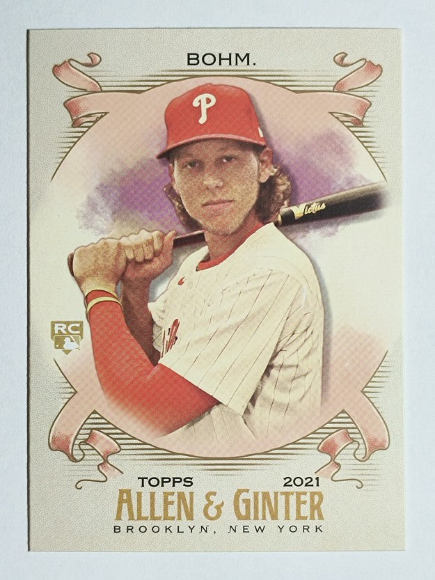 2021 Topps Allen and Ginter #100 Alec Bohm RC