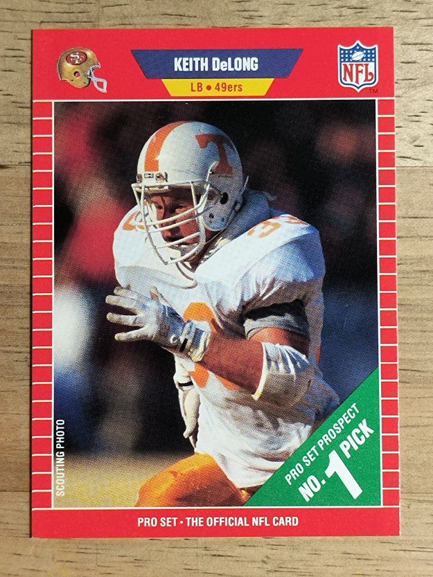 1989 Pro Set #513 Keith DeLong RC
