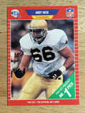 1989 Pro Set #514 Andy Heck RC