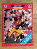 1989 Pro Set #521 Rodney Peete RC