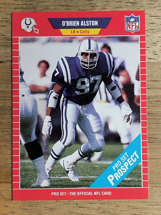 1989 Pro Set #524 O'Brien Alston