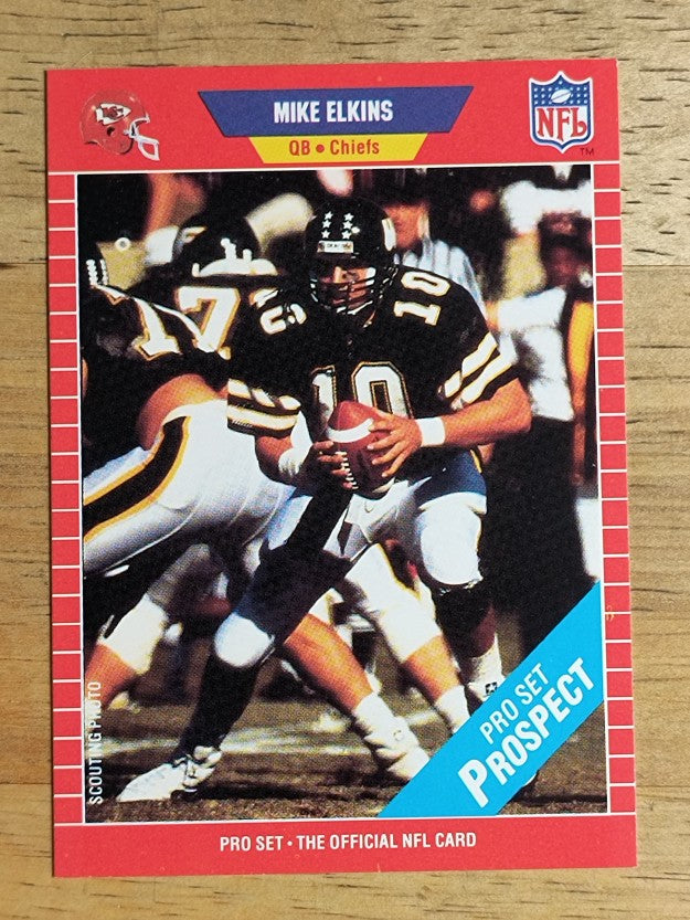 1989 Pro Set #525 Mike Elkins RC