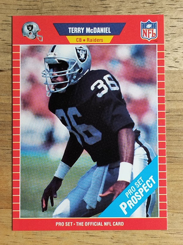 1989 Pro Set #527 Terry McDaniel RC