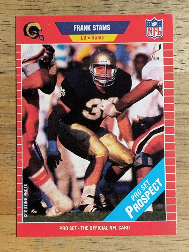 1989 Pro Set #528 Frank Stams RC