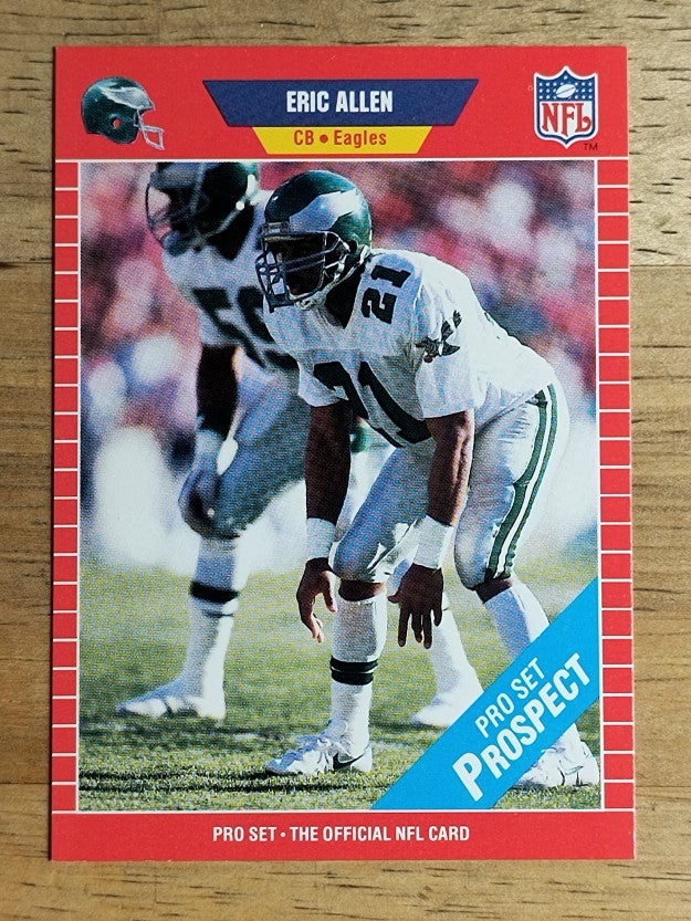 1989 Pro Set #533 Eric Allen RC