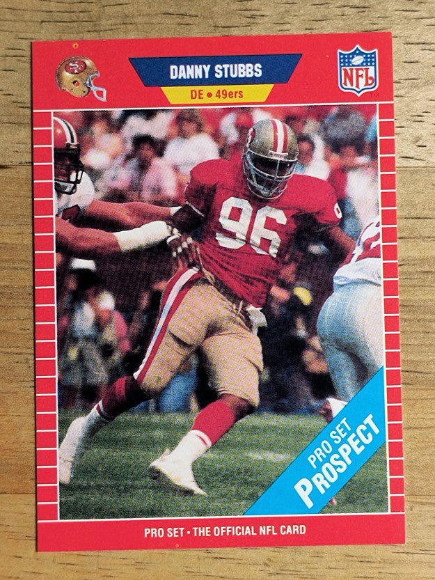 1989 Pro Set #537 Daniel Stubbs RC