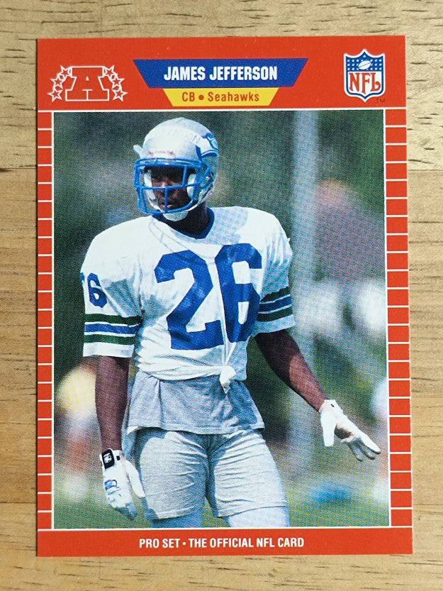 1989 Pro Set #539A James Jefferson ERR RC