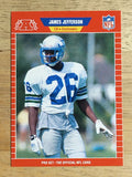 1989 Pro Set #539A James Jefferson ERR RC