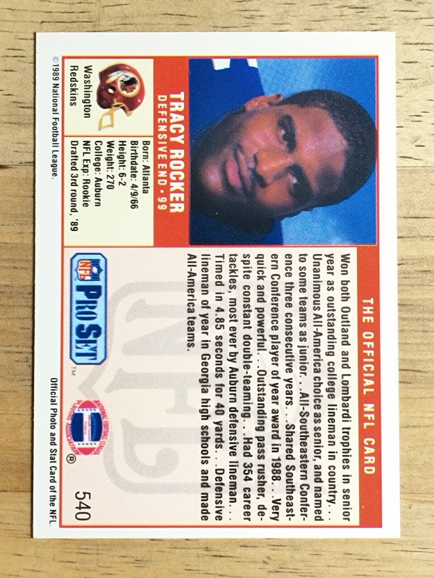 1989 Pro Set #540 Tracy Rocker