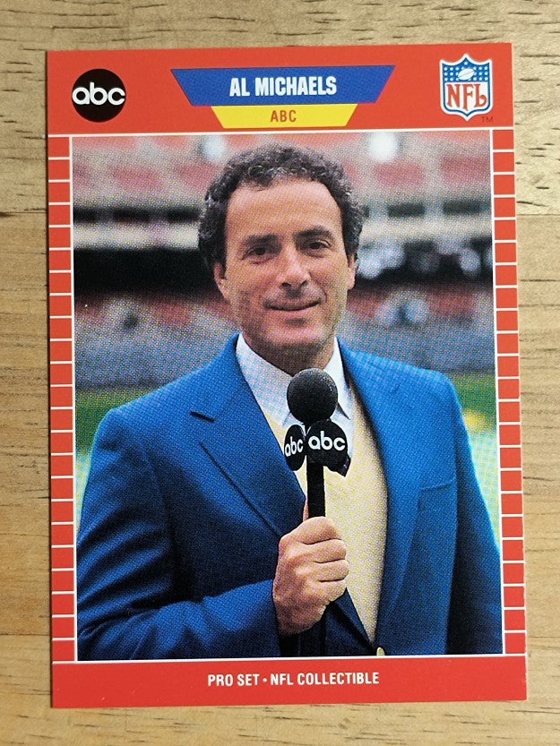 1989 Pro Set Announcers #3 Al Michaels