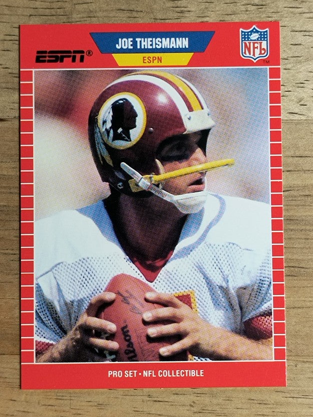 1989 Pro Set Announcers #9 Joe Theismann