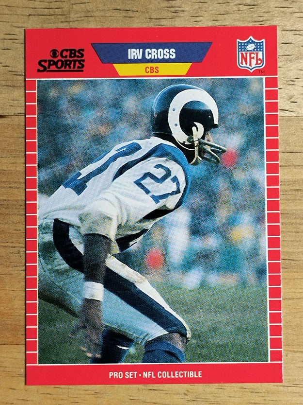 1989 Pro Set Announcers #16 Irv Cross