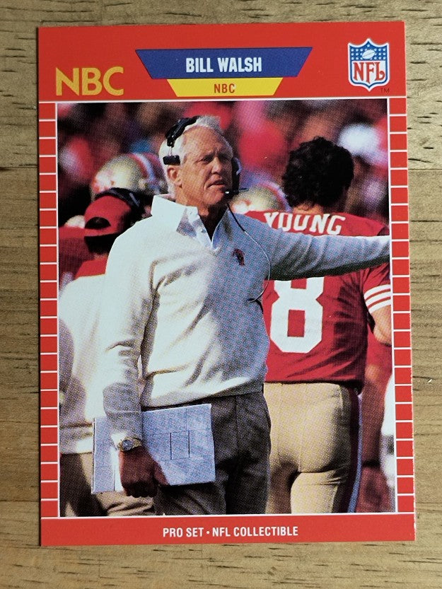 1989 Pro Set Announcers #30 Bill Walsh