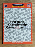 1989 Pro Set Super Bowl Logos #1 Super Bowl I