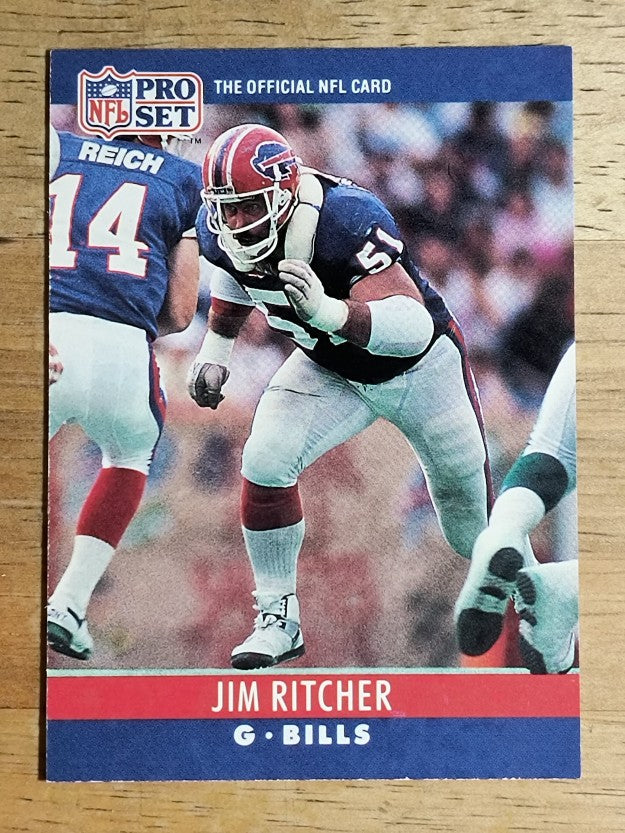1990 Pro Set #45 Jim Ritcher RC
