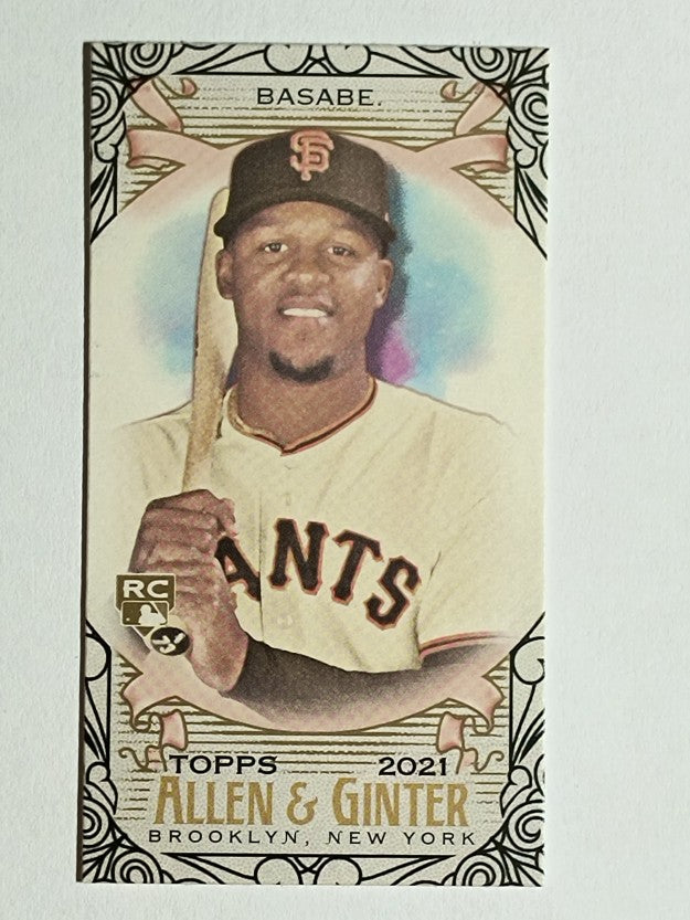 2021 Topps Allen and Ginter Mini Black Border #238 Luis Basabe