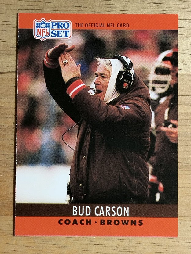 1990 Pro Set #77 Bud Carson CO