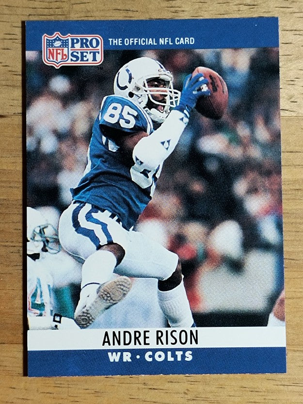 1990 Pro Set #134A Andre Rison/No mention of trade on card front