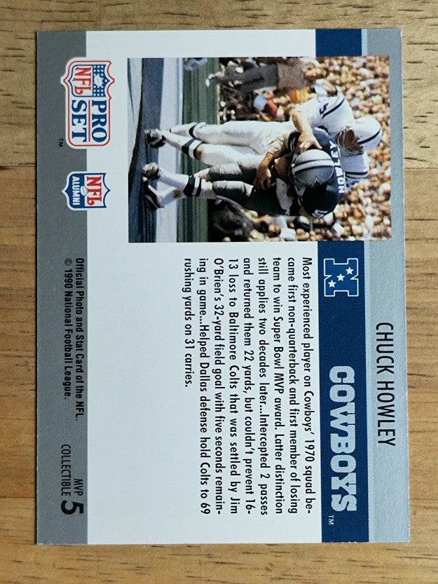 1990 Pro Set Super Bowl MVP's #5 Chuck Howley