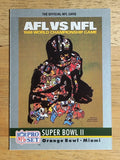 1990 Pro Set Theme Art #2 Super Bowl II