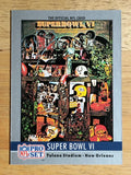1990 Pro Set Theme Art #6 Super Bowl VI